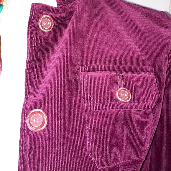 Jones New York deep plum jacket/blazer - Picture 3 of 9